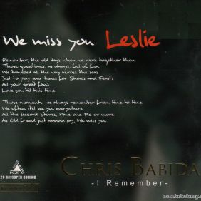 2007. Chris Babida - I Remember - Leslie