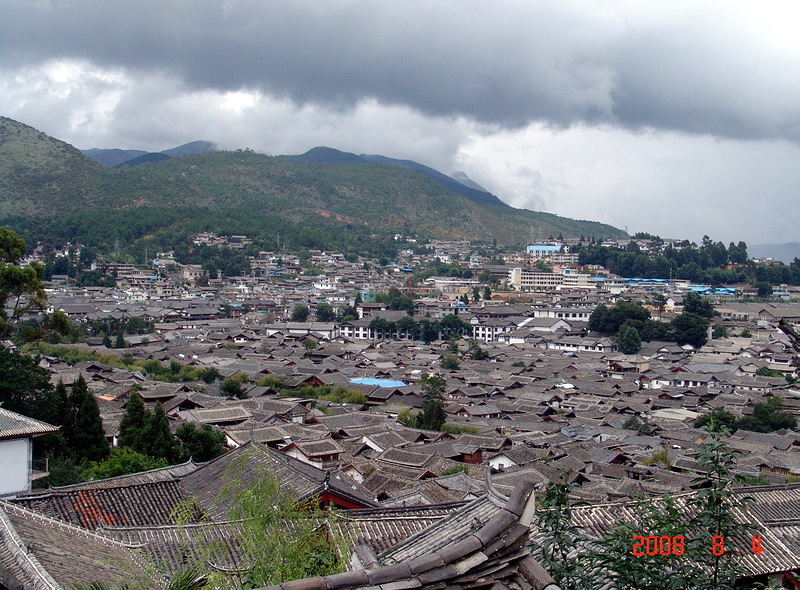 丽江古城全景